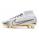 Nike Air Zoom Mercurial Superfly 9 Elite FG White Golden