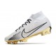 Nike Air Zoom Mercurial Superfly 9 Elite FG White Golden