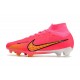 Nike Air Zoom Mercurial Superfly 9 Elite FG Pink Yellow