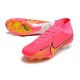 Nike Air Zoom Mercurial Superfly 9 Elite FG Pink Yellow