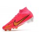 Nike Air Zoom Mercurial Superfly 9 Elite FG Pink Yellow