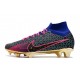 Nike Air Zoom Mercurial Superfly 9 Elite FG Pink Blue Purple