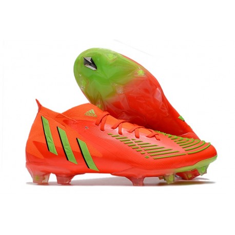 adidas Predator Edge.1 FG Solar Red Team Green Core Black