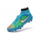 2016 New Soccer Shoes - Nike Magista Obra FG Blue Green Black White Red