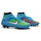 2016 New Soccer Shoes - Nike Magista Obra FG Blue Green Black White Red