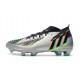 adidas Predator Edge.1 FG Silver Metallic Core Black Solar Yellow