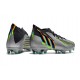 adidas Predator Edge.1 FG Silver Metallic Core Black Solar Yellow