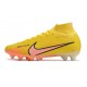 Nike Zoom Mercurial Superfly 9 Elite AG Yellow Strike Sunse Glow Doll