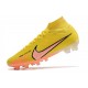 Nike Zoom Mercurial Superfly 9 Elite AG Yellow Strike Sunse Glow Doll