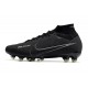 Nike Zoom Mercurial Superfly 9 Elite AG Black Dk Smoke Grey White Volt