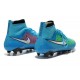 2016 New Soccer Shoes - Nike Magista Obra FG Blue Green Black White Red