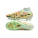 Nike Zoom Mercurial Superfly 9 Elite AG Barely Green Blue Total Orange