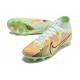 Nike Zoom Mercurial Superfly 9 Elite AG Barely Green Blue Total Orange