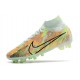 Nike Zoom Mercurial Superfly 9 Elite AG Barely Green Blue Total Orange