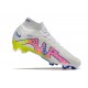 Nike Zoom Mercurial Superfly IX Elite FG White Pink Blue