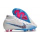 Nike Zoom Mercurial Superfly IX Elite FG White Blue