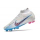 Nike Zoom Mercurial Superfly IX Elite FG White Blue