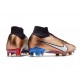 Nike Zoom Mercurial Superfly IX Elite FG Bronze White Blue