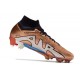 Nike Zoom Mercurial Superfly IX Elite FG Bronze White Blue