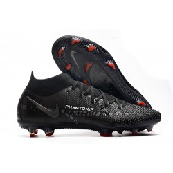 Nike Phantom GT2 Elite DF FG Black DK Smoke Grey Summit White