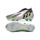 adidas Predator Edge + FG Laceless Silver Metallic Core Black Solar Yellow