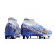 Nike Air Mercurial Superfly IX Elite SG White Blue