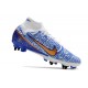 Nike Air Mercurial Superfly IX Elite SG White Blue