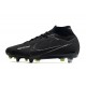 Nike Air Mercurial Superfly IX Elite SG Black Dk Smoke Grey White Volt