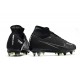 Nike Air Mercurial Superfly IX Elite SG Black Dk Smoke Grey White Volt