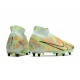 Nike Air Mercurial Superfly IX Elite SG Green Dark Blue Orange