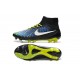 2016 New Soccer Shoes - Nike Magista Obra FG Blue Volt Black White