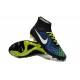 2016 New Soccer Shoes - Nike Magista Obra FG Blue Volt Black White