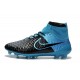 Best Nike Magista Obra FG Shoes For Men Leather Black Blue