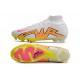 Nike Zoom Mercurial Superfly IX Elite FG White Pink Yellow