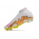 Nike Zoom Mercurial Superfly IX Elite FG White Pink Yellow