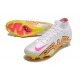 Nike Zoom Mercurial Superfly IX Elite FG White Pink Yellow