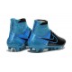 Best Nike Magista Obra FG Shoes For Men Leather Black Blue