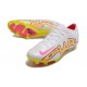 Nike Zoom Mercurial Vapor 15 Elite Fg White Pink Yellow