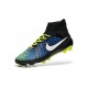 2016 New Soccer Shoes - Nike Magista Obra FG Blue Volt Black White