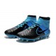 Best Nike Magista Obra FG Shoes For Men Leather Black Blue