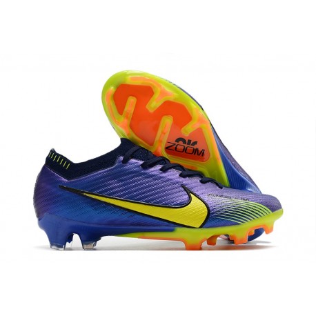 Nike Zoom Mercurial Vapor 15 Elite Fg Purple Yellow