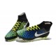 2016 New Soccer Shoes - Nike Magista Obra FG Blue Volt Black White