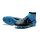 Best Nike Magista Obra FG Shoes For Men Leather Black Blue