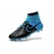 Best Nike Magista Obra FG Shoes For Men Leather Black Blue