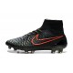 2016 New Soccer Shoes - Nike Magista Obra FG Black Red Green Hyper Crimson