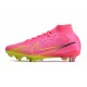 Nike Air Mercurial Superfly IX Elite SG Pink Blast Volt Gridiron