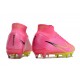 Nike Air Mercurial Superfly IX Elite SG Pink Blast Volt Gridiron