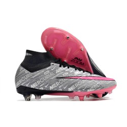 Nike Air Mercurial Superfly IX Elite SG Metallic Silver Pink Blast 