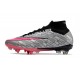 Nike Air Mercurial Superfly IX Elite SG Metallic Silver Pink Blast 