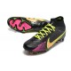 Nike Zoom Mercurial Superfly IX Elite FG Black Yellow Pink